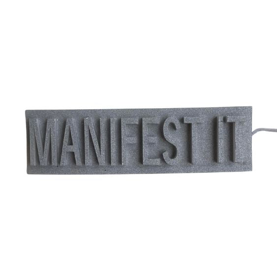 Manifest It Candle. Manifestation Candle. Affirmation Candle